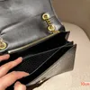 Säljkedja Half Moon Bag B-Letter Shoulder Crossbody Väskor Högkvalitativ Tygväska Koppling Flip Wallet Fashion Läder Handväska Damer Totes 231215