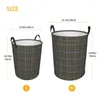 Sac à linge Tartan Fraser Vuile Wasmanden Opvouwbare Grote Kleding Speelgoed Opbergmand WaterDichte Emmer Vo Produit