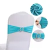 50st Elastic Chnot Knut Wedding Decoration Buckle Sashes Back Cover Mariage El Home Seat Elegant Modern Ribbon 231222