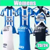 23 24 Monterrey Women Soccer Jerseys M. MEZA V. GUZMAN R. FUNES MORI J. ROJAS G. BERTERAME J. GALLARDO JORDI AGUIRRE SOTO Home 3rd Football Shirt Short Sleeve Uniforms