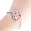 Charm Bracelets 25mm 30mm Diffuser Locket With Crystals Stainless Steel Bracelet Free 10 Pads