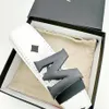 2024 Cintos mensingeiro Desinger Belt Leather Moda Acessórios para mulheres Letra Letra da banda de luxo Big Buckle Casual Business Strap With Box Gift