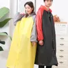 Impermeabili per la giacca eva pioggia eva a più colori con cappuccio utili giunti adulti