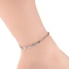 Anklets Fashion Stainless Steel Butterfly Accessory Crystal Anklet For Women Girls Trendy Rhinestone Tennis High Quality Foot Chain
