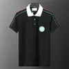 Mens Designer Polo Shirts For Man High Street Italy Embrodery Printing Brands Kläder Fashionabla korta ärmar Kläd Tees