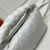 7A Designer Minni Knitting Bag Genuine Leather Clutch 22.5cm High Imitation Crossbody Lady Elegant Shoulder Handbags
