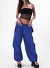 Women's Pants 2024 Sport Loose Casual Drawstring Elastic Waist Street Running Fitness Overalls For Women