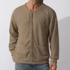 Pulls pour hommes Automne et chandail d'hiver Brand à tendance MAN MAN Cardigan à manches longues TUBE DRAIT