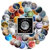 Presente de adesivos do Universo Planeta Galáxia Lua Terra Marte Diy Toy Toy Decalque decorativo Decal