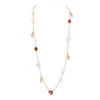 Collana a ciondolo a primavera Long Lucky Edition Long Lucky Flowers Mother of-Pearl Charms Classic Designer Jewelry Claasic Mothers 'Day 294L