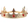 Hair Clips Cosplay Party Crown King para roupas Men Crowns Crowns adultos de Natal