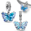 925 Silver 2023 Spring New Little Bee Butterfly Turtle Charm Pearl Lämplig för hemlagade smycken gåvor Fashion Pan Armband gratis frakt