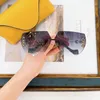 Okulary przeciwsłoneczne 2024 Square Kobieta moda bez krawędzi okulary przeciwsłoneczne marka projektant damskich lusterek bez lustra