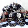 whole mix styles 30pcs copper alloy and leather retro vintage Ethnic Tribes Rope Cuff Bracelets Brand New209l