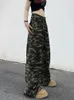 Pantalon féminin JMPRS Hip Hop Camouflage Femmes Poches de mode Fall High Street Straight Cargo Casual Taist Female Pantalon