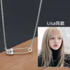 Ch Designer Cross Pendant Necklace Chromes Female 925 Sterling Silver Red Personalized Clavicle Chain Heart Sweater Lover Gift Luxury Fashion New 2024 Iy7i