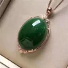 Yüksek kaliteli Çin Toptan Yeşim Taş Takı Annenin Hediyesi Vintage Doğal Hetian Jasper Altın Kolye