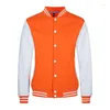 Herenjacks bommenwerper winterjack mannen aangepaste honkbal unisex streetwear sport casual platte patchwork college varsity voor