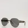 Lunettes de soleil 2024 steampunk femme Round Goggles Man Lens Unisexe Vintage Retro Style Punk Sun Glasses Femme