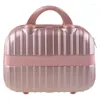 Cosmetic Bags 2024 14in For Case Luggage Small Travel Portable Carrying Box Suitcase Makeup