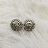 Nya Fashion Diamond Stud Earrings Ladies Personlighet Märkesdesigner Earring för kvinnor Party Lovers Gift Engagement Jewelry323W