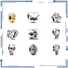 925 Silver New Pinging Holy Festival Skull Ornament Game Dragon House Danilis Ghost Fashion Pan Filmle Free Frete grátis