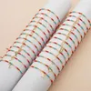 Bracelets de charme Yastyt Letter Series Small Miyuki Seed Beads Pink interval Couleur Allaits Pendants Femmes multicouches