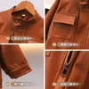 Jackets Spring Boys Pu Leather Jacket Outerwear voor peuter babykleding ritssluiting jas kinderen outfits kinderen