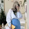 BERETS KOREA KVINNER KNITT HAT BALACLAVA Vinterhattar Piller Resistant Lady Autumn Headbonad Beanie Adult Earflap Scarf Set
