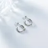 Entrega gratuita 2023 Nuevo tono Luah Corazón Pendio de oro Blanco Diamantes de aro de aro Dropshopping Spanish Bear Jewelry