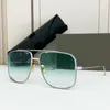 Sunglasses Top Grade Pure Metal For Men Large Square Fashionable And Luxurious Design Women's UV400