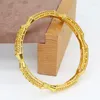 Bangle Fashion Lady Luxury Gold Color Bangles Etiopiska afrikanska kvinnodesigner Dubai Armband Party Wedding Presents smycken