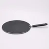 Pans Nonstick Crepe Pan Flat Griddle: Frying Skillet With Spreader For Omelette Tortillas Pancake Dishwasher Safe 30cm