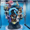 Earth Anime Pirate -standbeeld met limited edition GK Chinese versie Verjaardagscadeau, 50 cm troon, vliegen op de weg