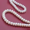 Natural Freshwater Pearl Necklace Jewelry 925 Sterling Silver Choker Rope Chain Vintage Cute Pretty Fashion Gifts For Women 231222