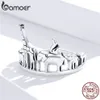 Protection Anneaux d'animaux pour les femmes 925 Elephant en argent sterling et bijoux de bande ours cadeau unisexe SCR656 210512190K