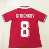 1994 Ретро национальная команда футбольные майки дома в гостях Red White 94 Vintage Stoichkov Ivanov Andonov Football Footm