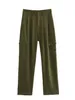 Pantaloni da donna Army Green Cargo Donne Fashi