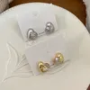 تصميم أقراط مسمار كوريا الجنوبية على غرار الأزياء الحب قلب كريستال للنساء الحلو سحر هدية مجوهرات الأذن مثقوبة