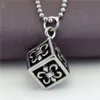 CH Дизайнерский крест -подвесной ожерелье хромы ювелирные украшения из нержавеющей стали Стиль