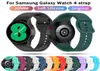 Cinturino sportivo in silicone a fibbia colorato per samsung galaxy orologio 4 classico 42mm da 46 mm bracciale da 20 mm per galassia orologio 4 40mm 6133589