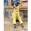 Hundekleidung Windhundkleidung vierbeinige warme Winter-Overall Fleece für kleine mittlere große Whippets Italienische Windhunde