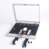 Watch Boxes 12 Slots Box Jewelry Collection Case Multifunctional Portable Dustproof Showcase For Cabinet Dresser Home