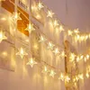 1 st 6.6ft Twinkle Stars Led String Lights, LED Christmas Tree Holiday Bruiloft Verjaardagsfeestje Fairy Lights, batterij bediende binnen-/buitenslaapkamer Decoratielicht