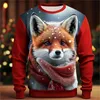 Felpe con cappuccio da uomo Felpe con cappuccio da uomo Brutti maglioni di Natale per uomo Donna Divertente Alce Renna Pullover grafici Stampato in 3D Babbo Natale Cosplay Regali di Natale 6OVX