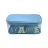 Sac de toilette durable en nylon imperméable à l'eau sac cosmétique couleur unie sac de maquillage féminin voyage toilette beauté sac de maquillage organisateur 231222