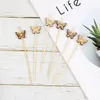 Forks 100Pcs Bamboo Picks Fruit Cocktail Toothpicks Picnic Party Supplies