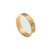 Anéis de casal designer anel masculino ouro casamento anéis de noivado feminino cravejado com aço titânio clássico prata rosas disponíveis