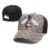 Casquettes de baseball Chapeaux de créateurs Casquettes de baseball Casquette de printemps et d'automne Chapeau pare-soleil en coton pour hommes femmes S-20