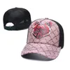 Gorras de bola Sombreros de diseñador Gorras de béisbol Gorra de primavera y otoño Sombrero de sombrilla de algodón para hombres y mujeres S-20